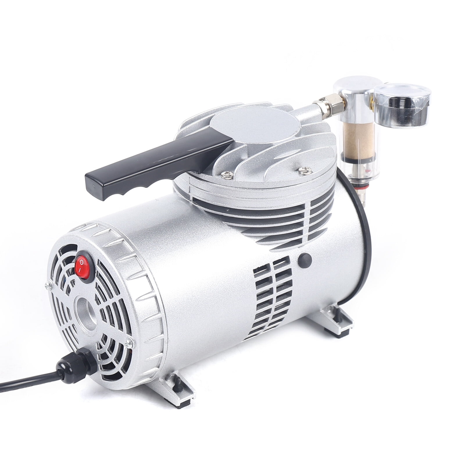 Miumaeov Oilless Diaphragm Vacuum Pump 1/6HP 20-23L/min Industrial Small Oil Free Vacuum Suction Pump