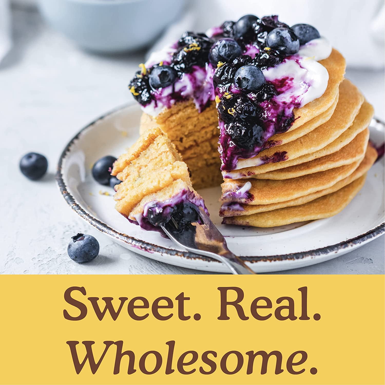 Almond Flour Pancake & Waffle Mix, Original - Gluten Free, Plant Based, Paleo Friendly, Breakfast 10.7 Ounce (Pack of 3)