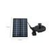 thumbnail image 3 of Kit de bomba de agua solar | Bomba de fuente al aire libre alimentada por energía solar de 1.7W para baño de pájaros, jardín, pecera | 7 boquillas | Panel PET grande de 18x12cm | Fuente de agua de, 3 of 8
