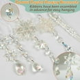 thumbnail image 5 of LQCrafK 18pcs Christmas Tree Decoration Crystal Ornaments Hanging Acrylic Snowflake Drop Ornaments for Christmas Tree Winter New Year Party Supplies, 5 of 7
