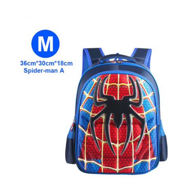Hot Capitán América Niños Niñas Niños Kindergarten Mochilas escolares Adolescente Niños Spiderman Mochilas escolares Mochila para estudiantes Gao Jinjia LED