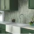 thumbnail image 2 of Antiek 2.58 in. x 7.9 in. Glossy Green Ceramic Subway Wall and Floor Tile (5.38 sq. ft./case) (38-pack), 2 of 6