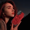 thumbnail image 7 of Designed for Samsung Galaxy S23 Armor Case with Camera Cover Stand, Shockproof Protection, Support Magnetic Wireless Charger Rugged Cover for Galaxy S23, Support Car Magnetic Holder - Red, 7 of 7
