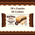 thumbnail image 7 of Rip Van Keto Dark Chocolate Fudge Cookies, Low Sugar, Healthy Snack, 2 Packs (18 Count), 7 of 7