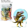 thumbnail image 3 of GuassLee 6 Pack 7" Plastic Realistic Dinosaur Figure Toys, Kids and Toddler Education, 3 of 8