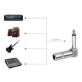 thumbnail image 2 of 4Pcs 6.35mm Right Angle Male Stereo Guitar Cable Audio Connector, 2 of 7