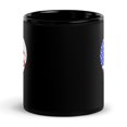 thumbnail image 3 of Black Glossy Mug, American Algerian Flag Heart , M-2077 (11 oz), 3 of 3