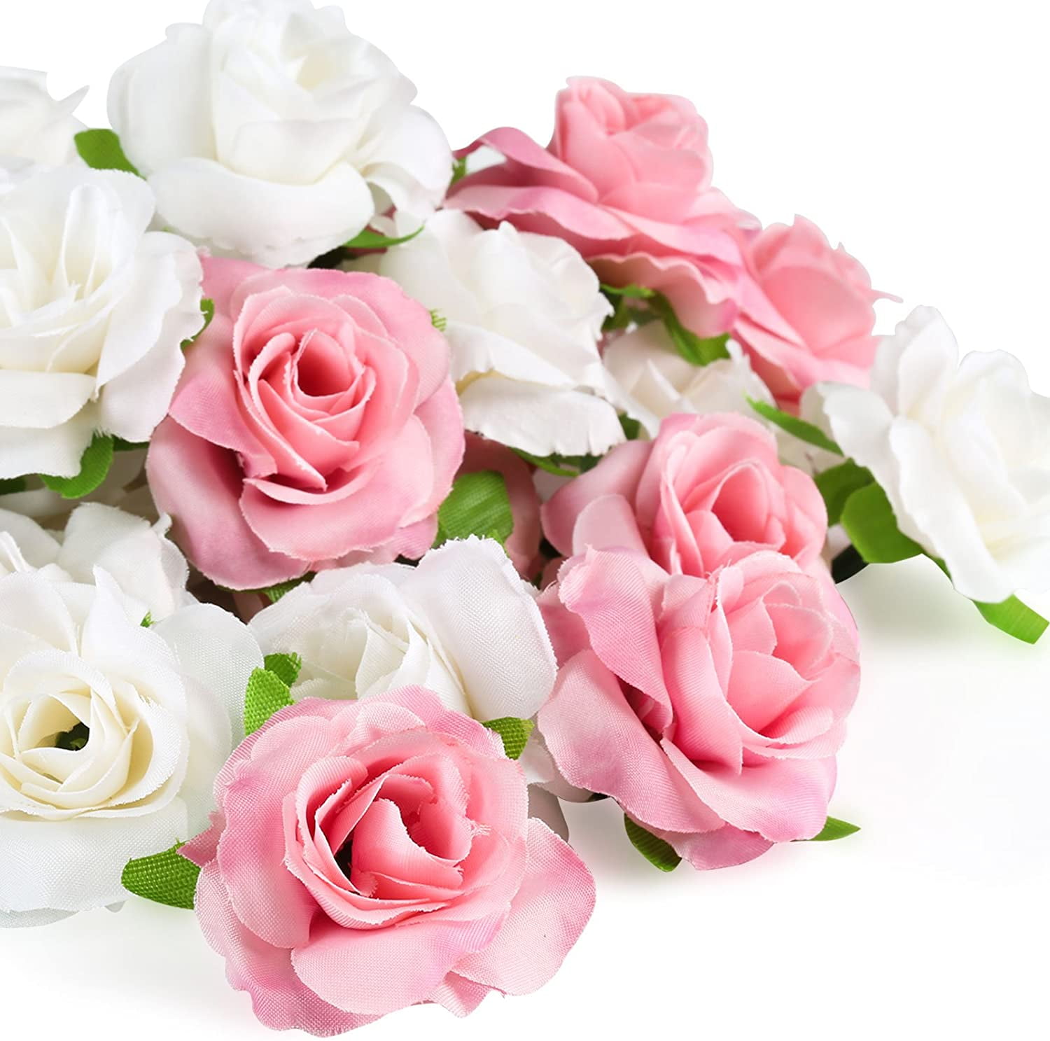 50 PCS Foam Roses Artificial Flower Wedding Bride Bouquet Party Decor DIY  JB 