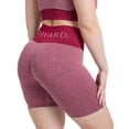 thumbnail image 3 of HARVARD Womens Biker Shorts Maroon Large, 3 of 5