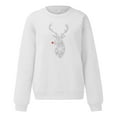 thumbnail image 4 of Women Sweatshirts Christmas Party Pullovers Fun Graphiprint Round Neck Long Sleeve Cool Hoodies Top, 4 of 6