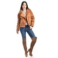 thumbnail image 5 of Chamarra de gamuza Juvenil Roman Fashion 24069 cafe CH, 5 of 5