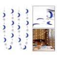 thumbnail image 1 of Guirnaldas de estrellas y , y decoraciones colgantes de centelleantes para de cumpleaños, baby shower, compromiso, boda Azul Macarena Garands colgantes, 1 of 6