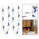 thumbnail image 1 of Guirnaldas de estrellas y , y decoraciones colgantes de centelleantes para de cumpleaños, baby shower, compromiso, boda Azul Macarena Garands colgantes, 1 of 6