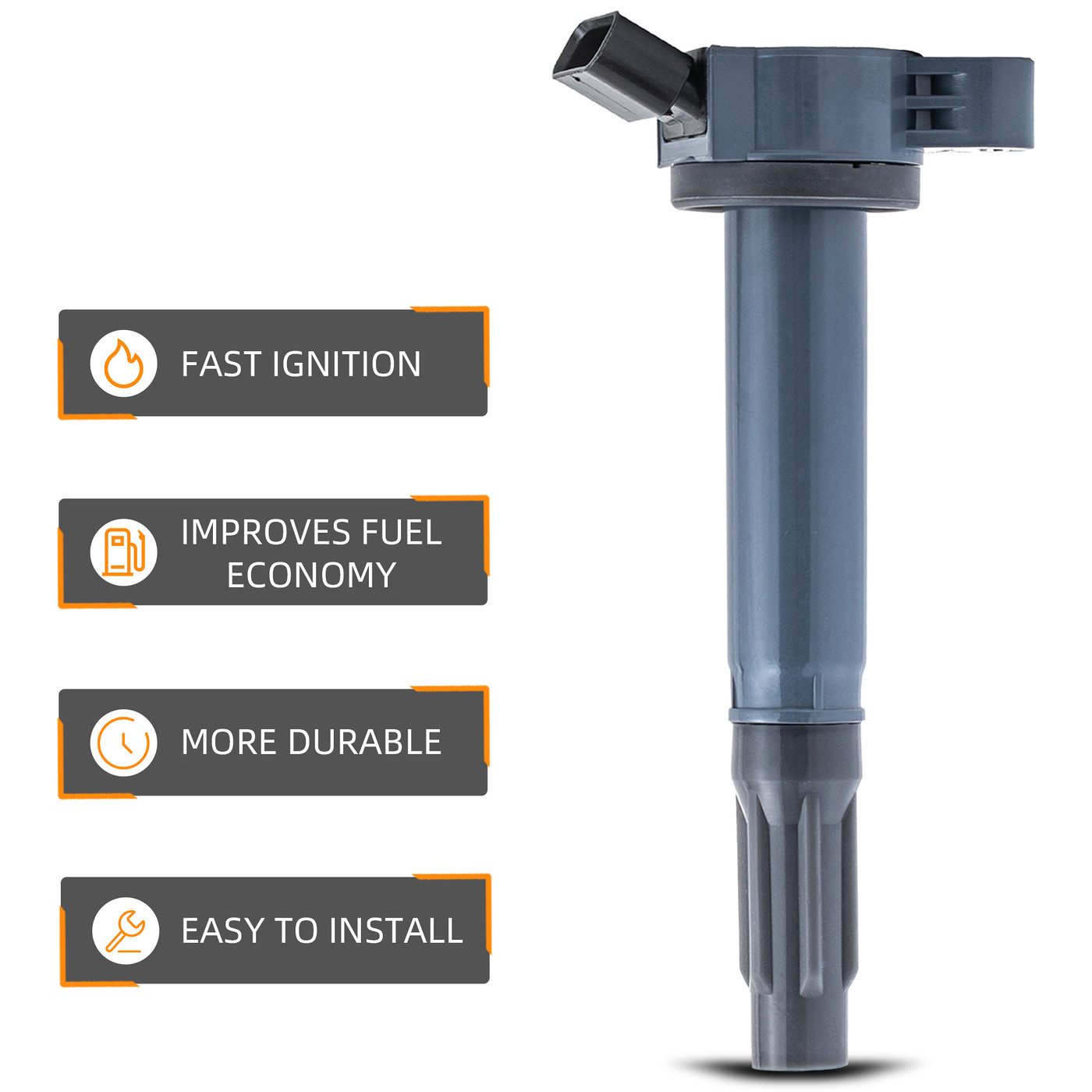 DEAL Pack of 6 New Ignition Coils Compatible With Camry Avalon RAV4 Sienna Highlander Venza - ES350 RX350 RX450h 3.5L V6 Replacement For UF487 C1601 2GRFE 2GRFXE Fits select: 2007-2016 TOYOTA SIENNA