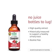 Botanic Choice Cranberry Liquid Extract, Historic Urinary Tract Wellness Supplement for Women, 1 Fl. Oz