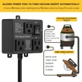 thumbnail image 6 of Ortis Automatic Vacuum Switch, Delay On/Off, Prevents Circuit Overload, for Power Tools, Black, Father's Day Gift, 6 of 8