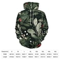 thumbnail image 4 of POBUDS Hoodie, Regular Fit Sporty Pullover Hooded Sweatshirt for Men Women Christmas Plants S, 4 of 6