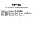 thumbnail image 2 of Transit Auto Rear Shock and TQ Link Kit for Car Honda Civic - Left Right Side (Driver Passenger) KSS-107361, 2 of 2