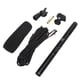 thumbnail image 5 of Micrófono negro de entrevista de alta sensibilidad grabación con cable Mini micrófono portátil para cámara, 5 of 5