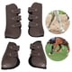 thumbnail image 5 of Protector de pata de caballo engrosado, 1 Juego de polainas de caballo de PU, polainas de caballo engrosadas impulsadas por el rendimiento Jadeshay A, 5 of 8