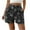 Black, variant on ZQUUVOU Women's Casual Shorts High-Waiste Button Shorts(Black,L)