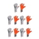 thumbnail image 3 of Greeniant Kit de portero de fútbol tamaño 6/7/8/9/10, guantes de portero de halcón para niños, juego sin dedos sin látex, blanco Type2 NO2, 3 of 6