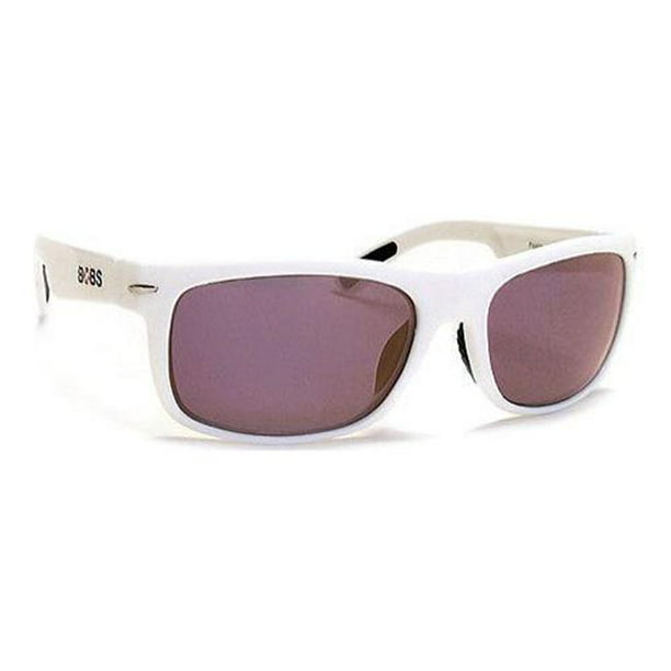 Coyote Eyewear 680562500455 FP-03 Lunettes de Soleil Polarisées Flottantes&44; Blanc&44; Gray & Purple Flash