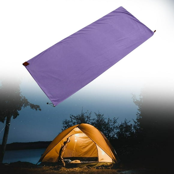 Forro para saco de dormir shamjiam Manta de mochilero 180cm de longitud Púrpura claro