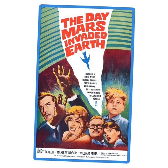 Best Posters Day Mars Invaded Earth The Movie Poster 11Inx17In Mini Poster 11x17 Poster Color Category: Multi, Unframed, Ages: Adults