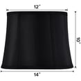 thumbnail image 2 of Juego de pantallas GOSO negras con forma de tambor grande, 30 x 35 x 25 cm, 2 of 9