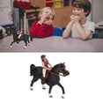 thumbnail image 4 of Horse Rodeo Figurine Toy, Children Kids, Simulated Rider Model, Home Decoration And Toys, Teaching Props For Interaction, 4 of 7