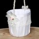thumbnail image 5 of Cesta de flores romántica cesta de flores blancas para boda mano de obra para fotografía ANGGREK Otros, 5 of 8
