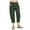 A01-Army Green, variant on yoeyez Capris Pants for Women Plus Size,Women's Cotton Linen Drawstring Crop Pants High Waisted Wide Leg Pants Trendy Lightweight Summer Capri Pant Limited Time Deals White,2XL