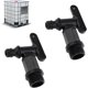 thumbnail image 1 of Paquete de 2 grifos de plástico a presión para tanque trasero, grifos de repuesto de plástico para tanque de agua de lluvia, adaptador de caja de almacenamiento de agua IBC 6d1NKa9AJKL, 1 of 5