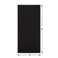 thumbnail image 5 of Mainstays Black Solid Blackout Rod Pocket with Back Tabs Curtain Panel Pair, Set of 2, 30" W x 63" L, 5 of 10
