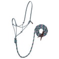 thumbnail image 3 of Weaver Leather   Ecoluxe Rope Halter with10ft Lead Turq/Charcoal, 3 of 4
