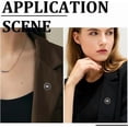 thumbnail image 4 of 20Pcs Billiard Pins Sport Brooch Pins Enamel Black Metal Eight Ball Logo Round 0.71 Inch Small Alloy Lapel Brooches Accessories for Backpacks Bags Clothes Hats Shirts Tie DIY Decorations Black DIY, 4 of 5