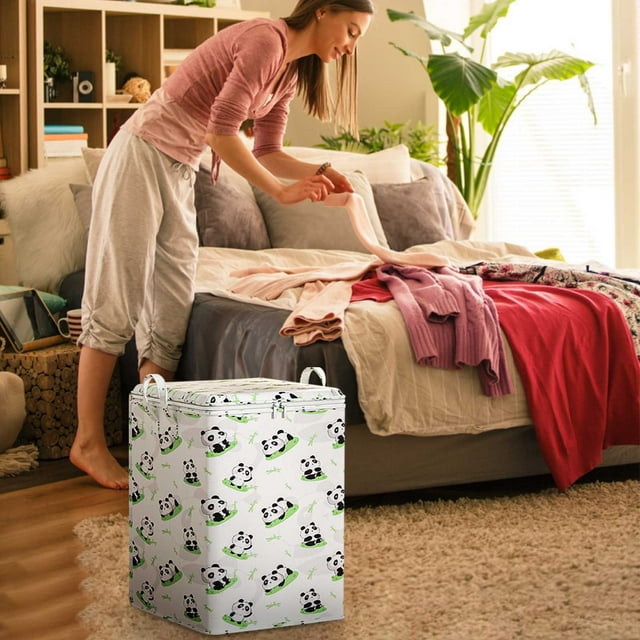 Fiudx Bolsa para Guardar Colchas, Organizador de Algodón de Gran Capacidad, Diseño Impermeable y a Prueba de Polvo, Construcción Duradera de Tela No Tejida, Ideal para Colchas, Ropa, Juguetes, Soluci