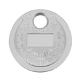 thumbnail image 1 of Engine Spark Plug Gap Gauge Zinc Alloy 0.02-0.1 inch Car Gapper Coin Type Gapping Tool Sparkplug Caliper (Silver), 1 of 8