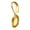 Gold, variant on Misright Smooth Bend Handle Spoon Strong Metal Tool For Everyday Cooking