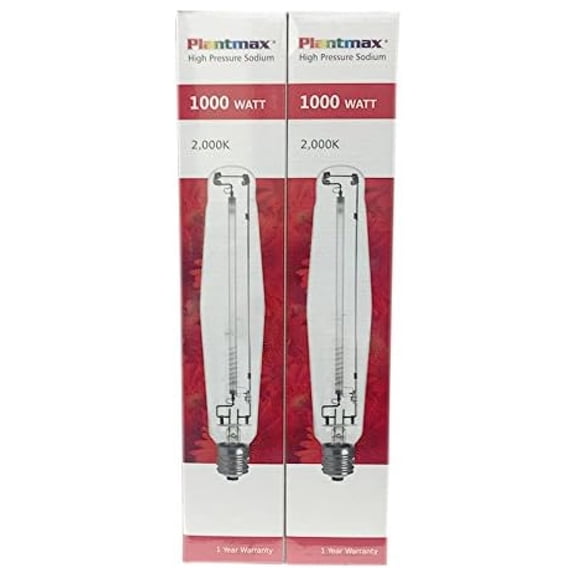 1000 Watt (High Pressure Sodium) Bulb "2 Pack"