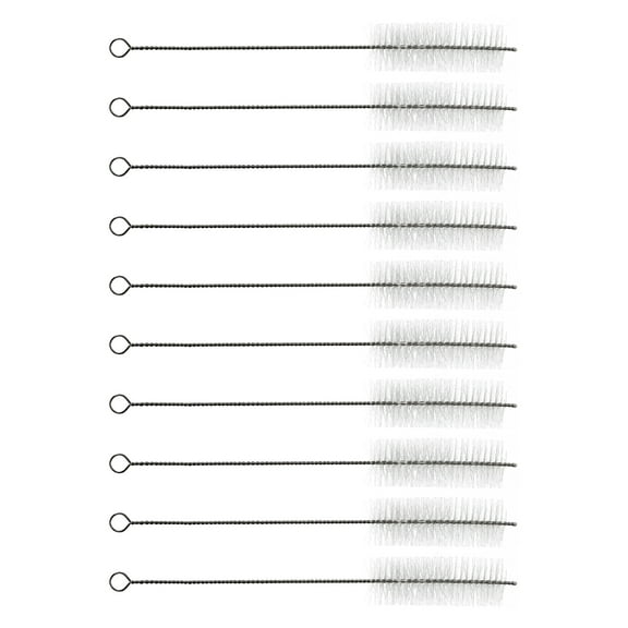 10 Pcs Cleaning Brush Straws Tool Accessory Cleaner Household Nylon Stainless Steel
