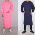 thumbnail image 4 of LCXmlly Long Design Protective Apron Unisex Waterproof Canvas Apron with Large Pockets Elastic Long Sleeves for Chefs Restaurant Bar Shop, 4 of 7
