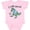 AD-Pink, variant on Inktastic I Love Soccer-Dinosaur in Blue Boys or Girls Baby Bodysuit