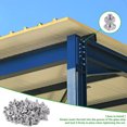 thumbnail image 3 of 1 Set Aluminium Nut Bolt Kit Tough Removable Threading Screws Through Hole Bolts Hardware, 3 of 8
