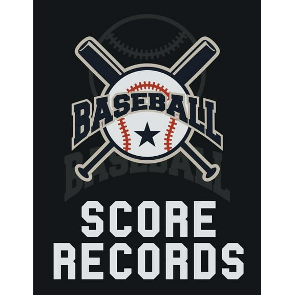 Baseball Score Records: The Ultimate Baseball and Softball Statistician Record Keeping Scorebook; 95 Pages of Score Sheets (8.5" x 11") (Paperback)