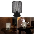 thumbnail image 2 of Lantern Desk Lamp Modern Decor Iron Night Light for Home Reading NightStand Home Bedside Style B, 2 of 9
