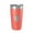 Coral, variant on Jenny Lake Map Tumbler Travel Mug Insulated Laser Engraved Coffee Cup Grand Teton Wyoming 20 oz Coral