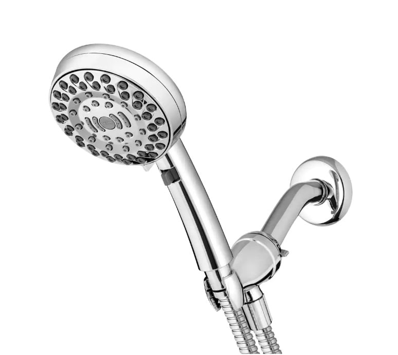 Waterpik 1.8 GPM 4.75 in. Wall Mount Adjustable Handheld Shower Head in