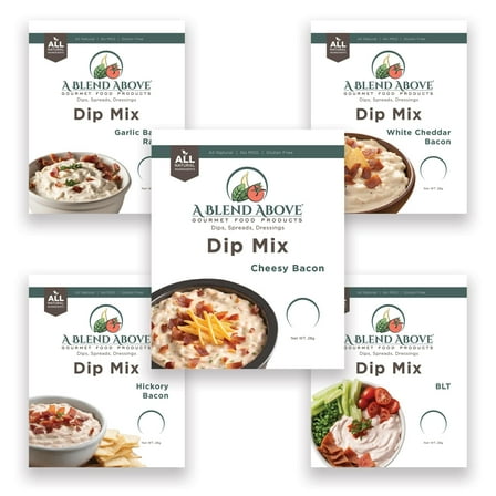 A Blend Above Bacon Lovers Dip Mix, 5 Count (Pack of 1)